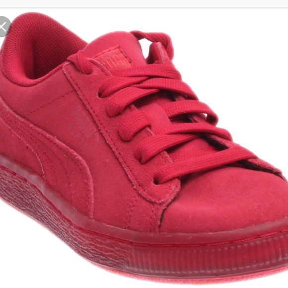 red toddler pumas